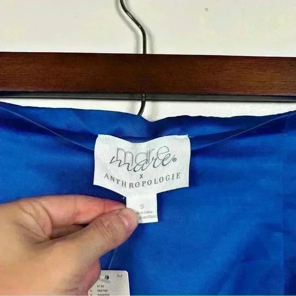 NWT Mare Anthropologie Royal Blue A-Line‎ Skirt Size S - Picture 3 of 4